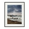 STORM PRELUDE – Original A3 Watercolor Painting | Sea, Lighthouse & Rising Tension