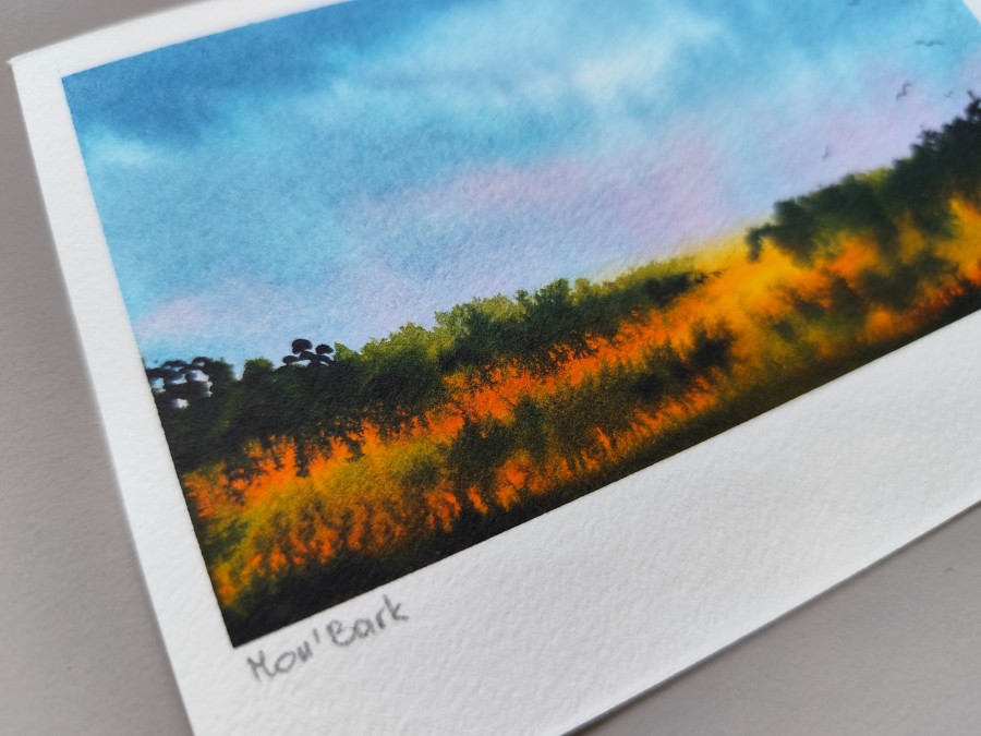 „Terapija 365“ · mažo formato originali akvarelė · 14/365