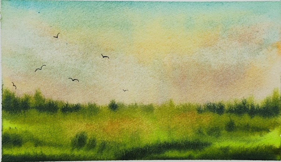 „Terapija 365“ · mažo formato originali akvarelė · 16/365 „Terapija 365“ · mažo formato originali akvarelė · 16/365