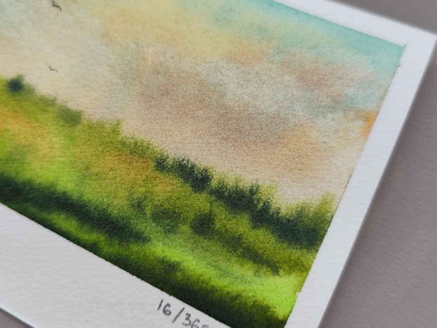 „Terapija 365“ · mažo formato originali akvarelė · 16/365 „Terapija 365“ · mažo formato originali akvarelė · 16/365